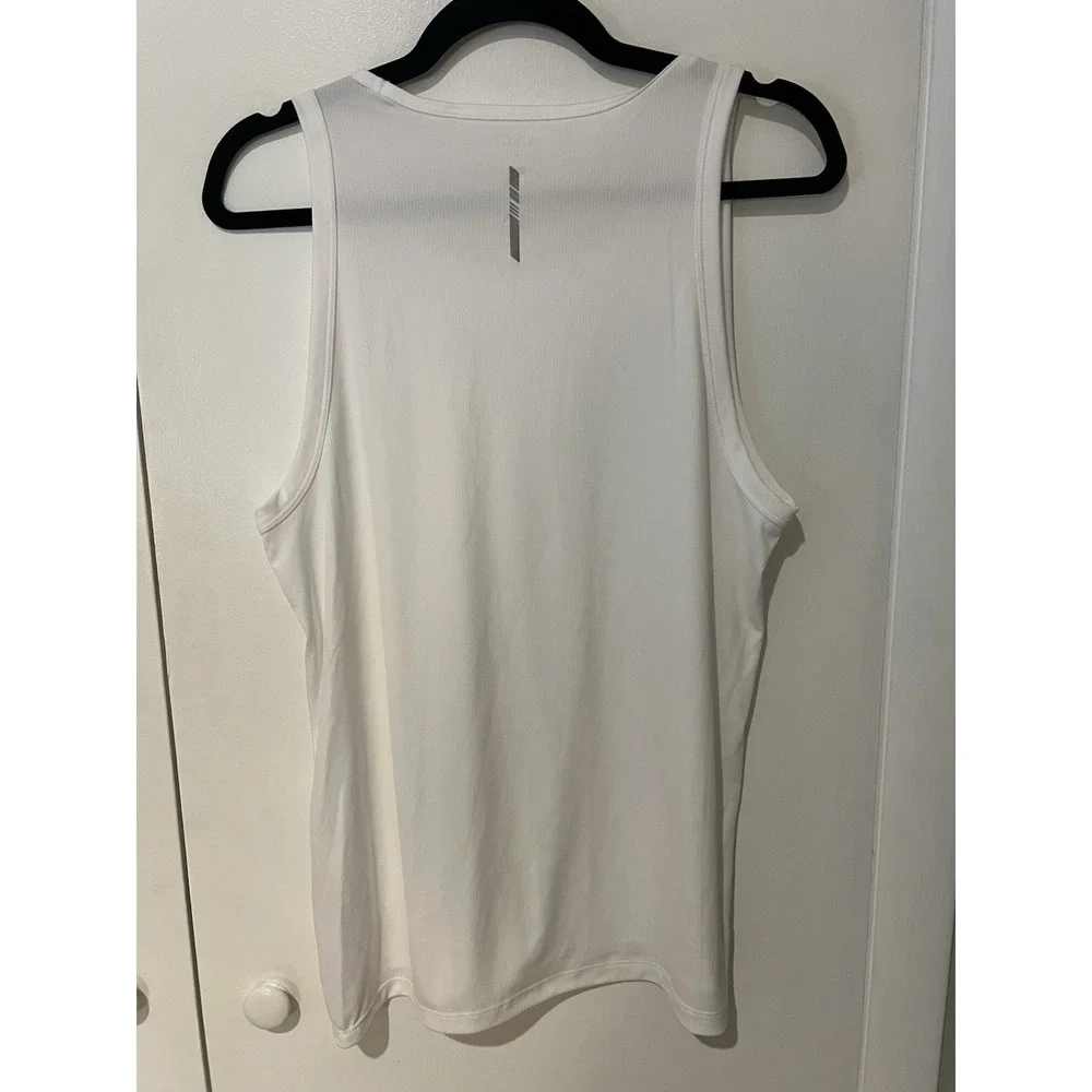 DSG Men's‎ Tank Top Pure White Size Small Running Training Gymwear Activewear